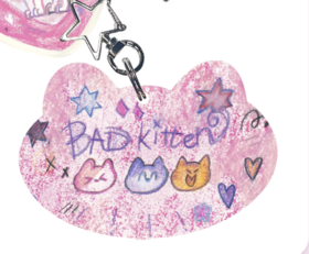 锦江丨马老毛子丨badkitten三只坏蛋小猫钥匙扣
