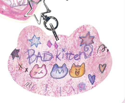 锦江丨马老毛子丨badkitten三只坏蛋小猫钥匙扣 商品图0