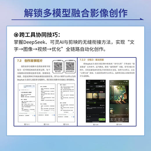 DeepSeek 可灵AI 剪映创意短视频制作 剪映教程书籍手机短视频拍摄剪辑AI短视频 商品图3