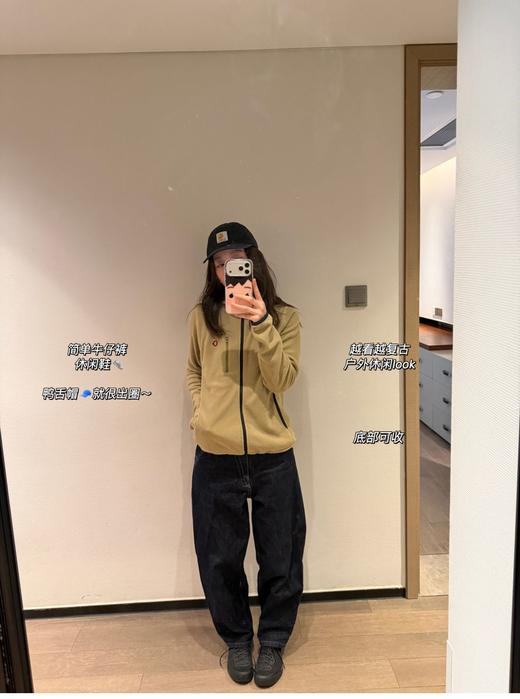 秋冬摇粒绒来啦🤍 素* AnKoRa*u 安高*  户外轻量保暖抓绒连帽外套（售后期签收3天内，不合适及时联系） 商品图5