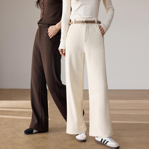 VICTORIA&VERA 加绒牛仔裤/加绒直筒长裤 商品图7