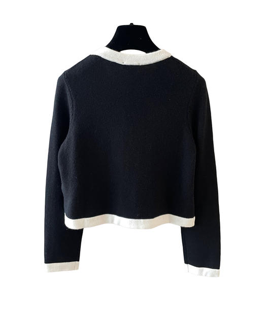 女款羊绒纱线针织开衫毛衣he025 商品图1