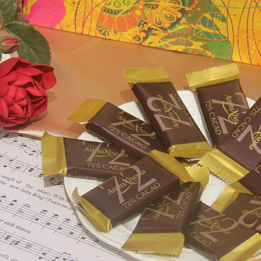 西班牙希舒娜黑巧克力礼盒175g 72% 味苦回甘 醇香诱人 040171 商品图2