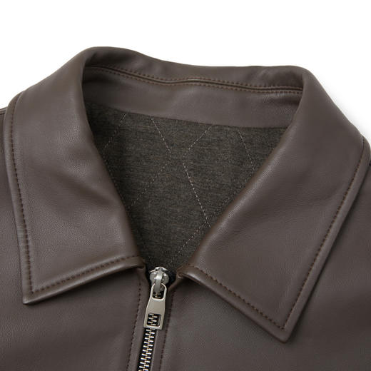 【门店同款】圣得西2025年冬季男士绵羊皮革舒适保暖皮衣
 商品图10