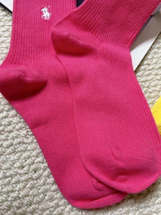 点此购买 拉夫劳伦女士经典小马多巴胺彩色棉袜 xj 338086 商品图14