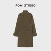 ROMI STUDIO“quiet luxury”100%羊毛廓形双面呢大衣外套23AWW1086 商品缩略图1