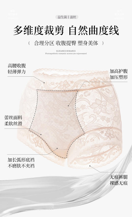 ADY2888法式蕾丝双层内裤 商品图8