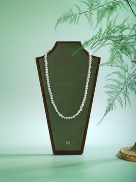 子佩集【月影涟漪】银S925珍珠项链【SGN0490001】5mm珠巴洛克2512