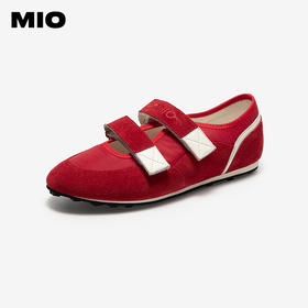 MIO米奥运动玛丽珍鞋薄底2026春季新款魔术贴运动休闲德训单鞋女M261461801