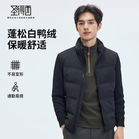 【门店同款&鸭绒】圣得西2025年冬季男士立领保暖羽绒服 
