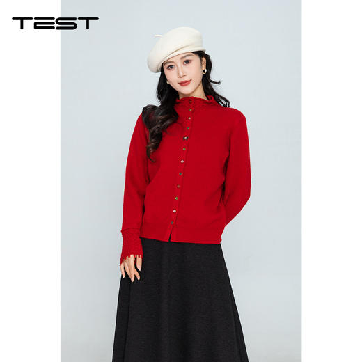 冬上新时尚气质柔软舒适百搭毛衣1254163 商品图0