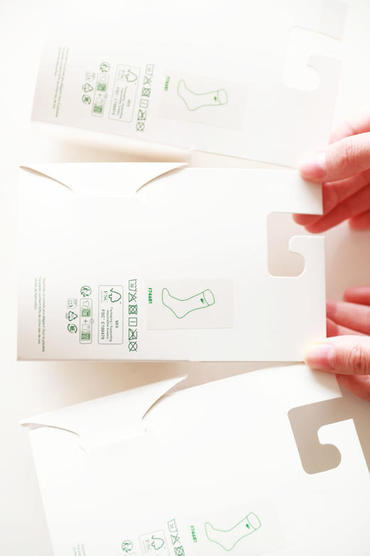 大毛圈+大毛巾底，条纹中筒袜。软支撑小标刺绣带脚型袜子C121768 商品图3