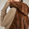 客定进口面料🌈上身显贵，高级老钱风！LP同款【ORIGNAL&CO欧貂绒连帽马甲】视觉和触觉都到顶峰❗️品牌直发！ 商品缩略图6