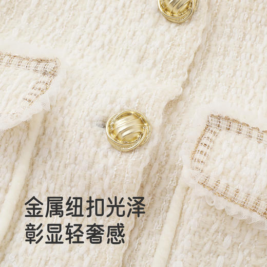 英氏童装女童衣服秋冬连衣裙保暖外套女生衣裙套装中大童套装新款 商品图2