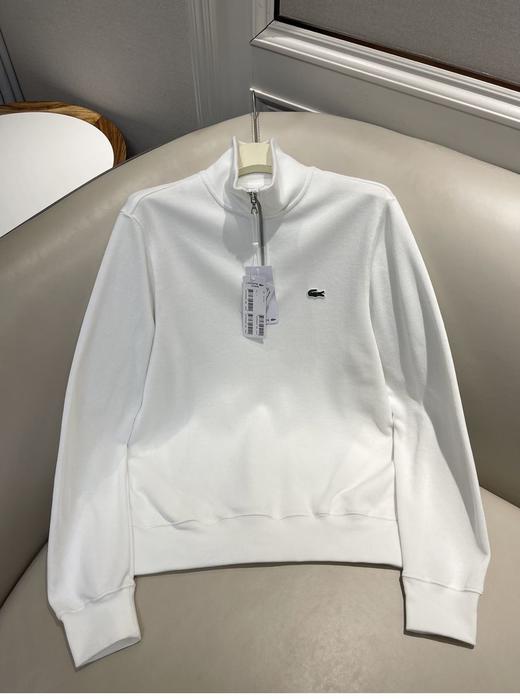 代工纯元。25新品法国🐊男女款小标半拉链卫衣～（售后期签收3天内，不合适及时联系） 商品图13