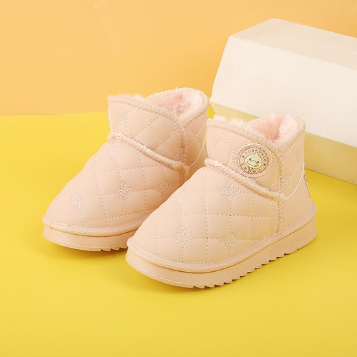 YOUR .DUCK小黄鸭新款儿童雪地靴男女童冬季加厚加绒保暖棉鞋防滑儿童棉靴子22-36 商品图3