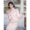 新中式改良旗袍连衣裙三件套，冬季保暖订婚裙日常穿年轻款少女LSB4324 商品缩略图2