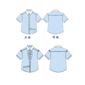 墨城湖小学—男女短袖衬衫