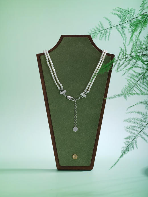 子佩集【四叶幸福】珍珠项链【XXXL014】3.5mm珠四叶草2512 商品图2