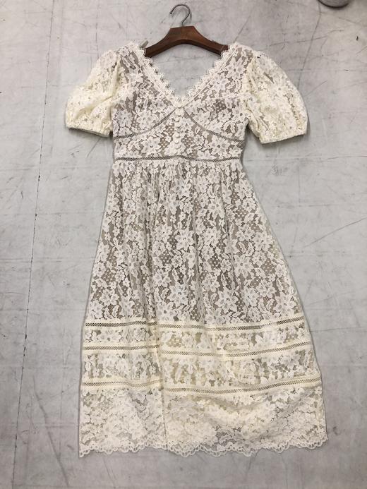【直播专供款】ENJOY夏季V领蕾丝连衣裙 141796719 商品图0