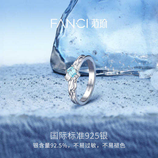Fanci范琦 山海之恋系列极地之心戒指轻奢小众送女朋友生日礼物 商品图2