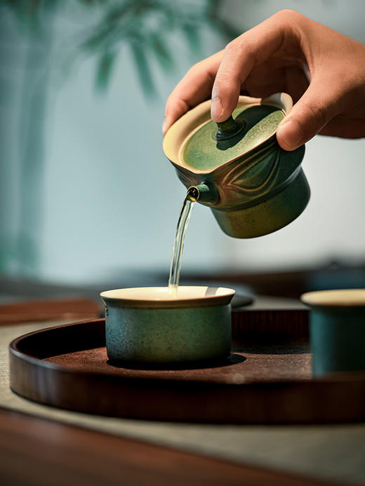 【预售7天】万仟堂旅行茶具套装家用一人高颜值户外茶具套装便携式茶具三星堆 瓷器商品不支持七天无理由 商品图2