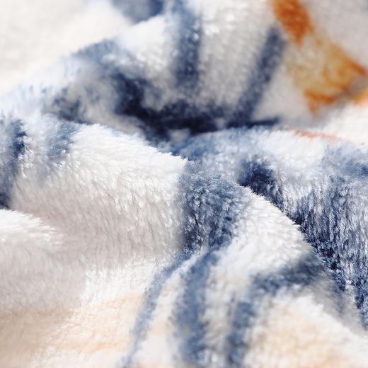 富安娜（FUANNA）单层富安娜（FUANNA）法兰绒毯-云晓星尘150*200cm 商品图2