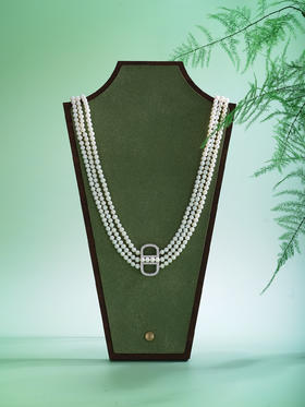 子佩集【玲珑之境】珍珠毛衣链【XXMYL003】4mm珠日字扣三层2512