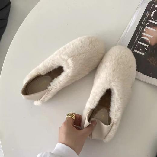 鹿鹿推荐·秋冬外穿毛茸茸单鞋 商品图0