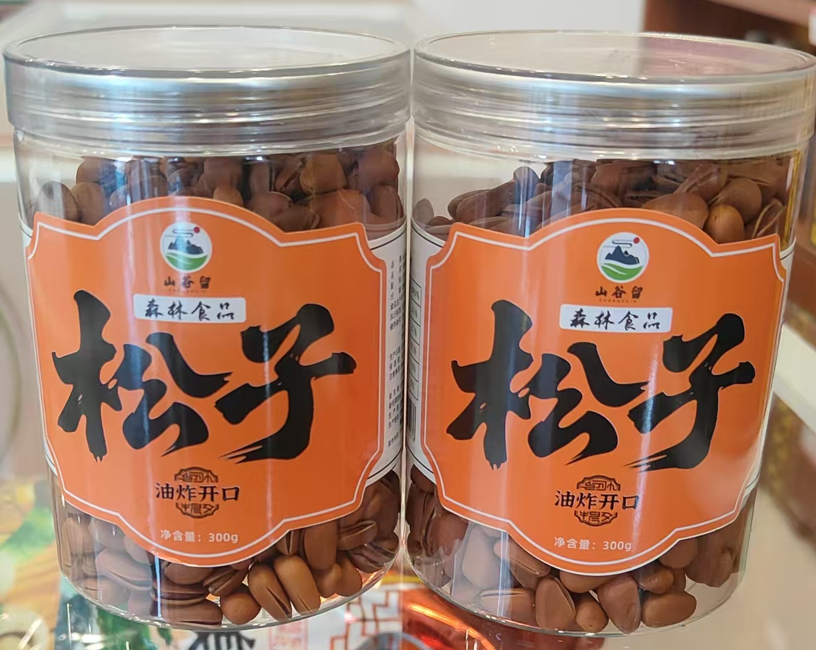 敦化 山谷留 开口松子300g/罐 吉林延边