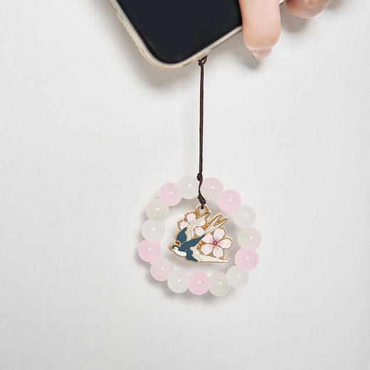 物兮物 工艺美术系列 杏林春燕手机链 商品图2