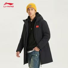 李宁男子荣耀运动休闲中长款羽绒服外套AYMV603 商品图2