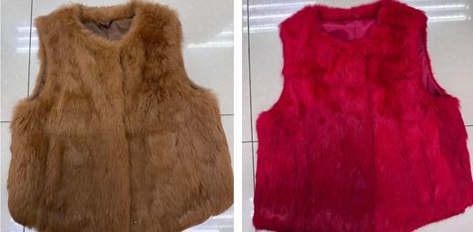 SZ6PH22栗壳皮草马甲冬季保暖时尚百搭显瘦 商品图0