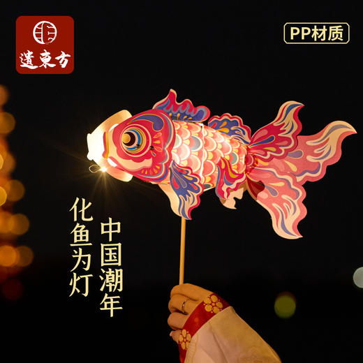 【17.9秒！超吸睛金鱼鱼灯】2026 马年锦鲤鱼灯笼手工 DIY 材料包 儿童制作金鱼花灯挂饰 商品图2