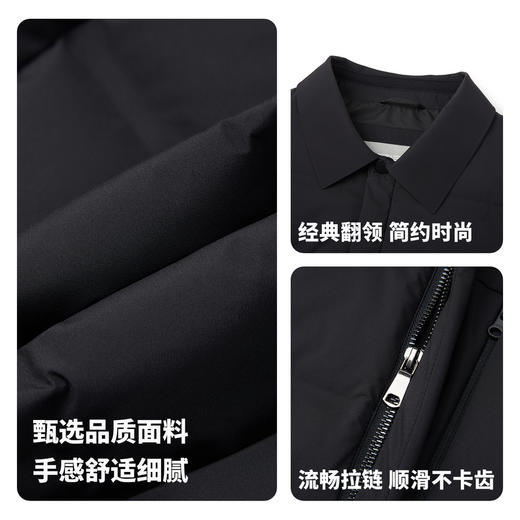 【门店同款&鸭绒】圣得西2025年冬季男士保暖舒适翻领羽绒服 
 商品图4