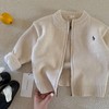 【洋气❗️加绒针织开衫】小布熊刺绣儿童加绒毛衣 2025冬男童潮牌针织开衫 宝宝小童加厚保暖外套 商品缩略图7