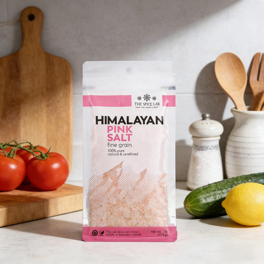 The Spice Lab, 喜马拉雅粉红盐，细粒 453g 商品图0