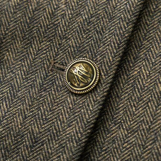 「高货wl」全新升级【铂金会员468/天猫629/差价161】(99511)洛诗琳2025秋冬气质人字纹羊毛呢外套高腰阔腿裤两件套女 商品图3