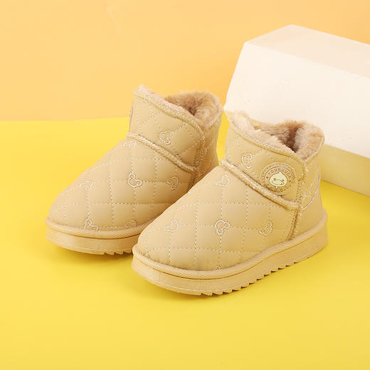 YOUR .DUCK小黄鸭新款儿童雪地靴男女童冬季加厚加绒保暖棉鞋防滑儿童棉靴子22-36 商品图5
