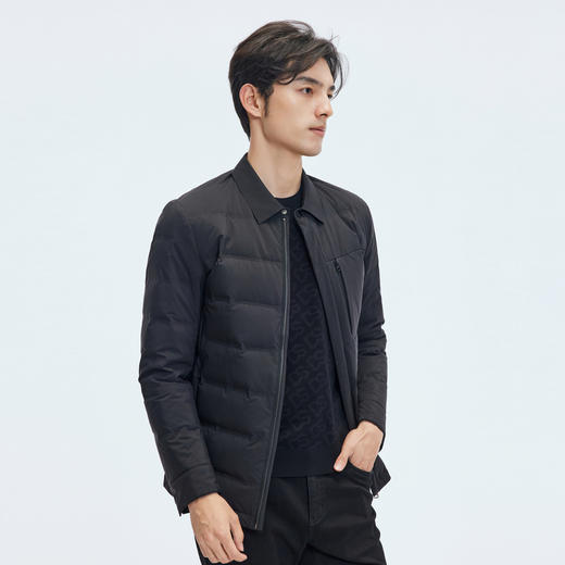 【门店同款&鸭绒】圣得西2025年冬季男士保暖舒适翻领羽绒服 
 商品图2