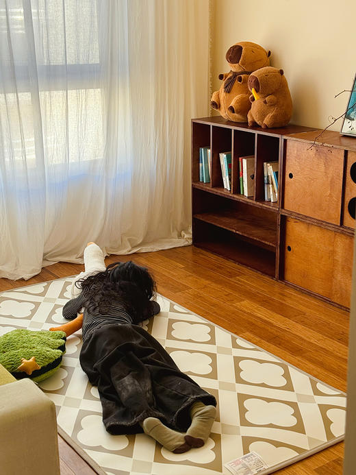 【可移动的地暖 冬日居家取暖神器】石墨烯加热地垫/地毯  0-60度调节  智能恒温12小时定时  石墨烯+碳晶电热膜+蜂窝立体发热高效节能 易清洁好收纳~ 商品图2