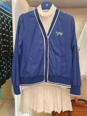 公鸡🐓家新款女士开衫外套来了！🇰🇷韩版原单❗️撞色V领薄款运动开衫，复古蓝，红，颜色都很正，很轻很柔软，软软糯糯的刚刚好的春秋厚度，正肩合身版型，久违的复古美式学院风！