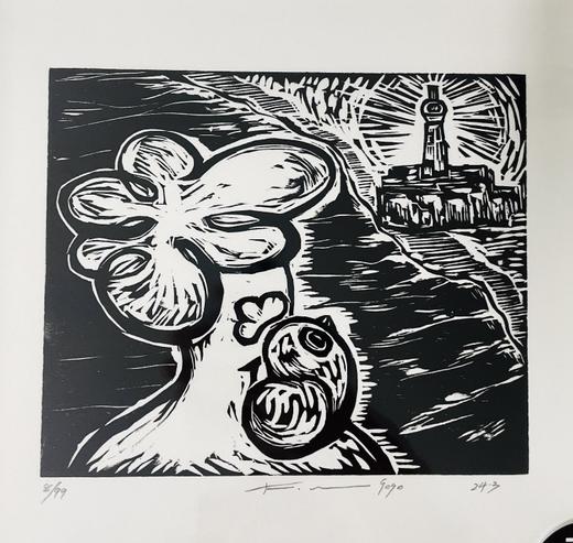 锦江丨开雾丨海边灯塔 商品图0