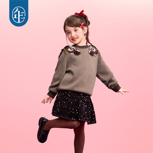 年衣童装毛衣儿童男女童秋冬新款保暖国风好彩头毛衣 商品图2