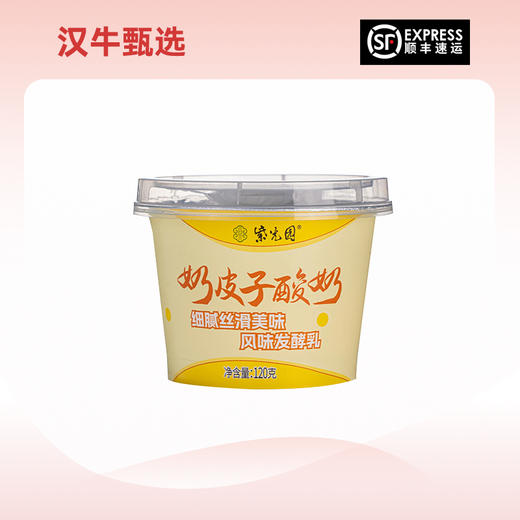 【新品】紫光园奶皮子酸奶120g*6杯 商品图0