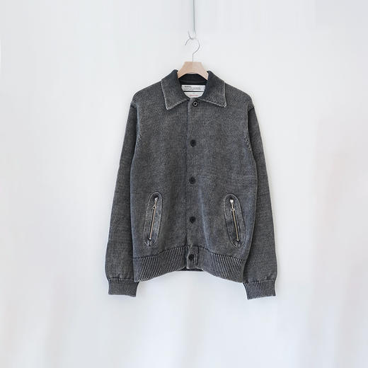 DAIRIKU Vintage Dyed Knit Jacket 复古成衣染色针织开衫夹克 商品图4