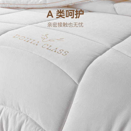 多喜爱 臻品绵羊毛生物绒亲肤加厚冬被/子母被 cs【超细羊毛】【60S全棉提花】【柔软贴身】【温暖舒适】分区保暖 精致烫钻 多种厚度 皮质手提包 商品图4