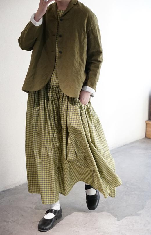 apuntob 森林绿羊毛棉休闲西装夹克 商品图7