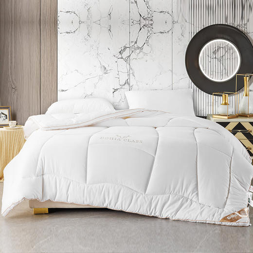 多喜爱 臻品绵羊毛生物绒亲肤加厚冬被/子母被 cs【超细羊毛】【60S全棉提花】【柔软贴身】【温暖舒适】分区保暖 精致烫钻 多种厚度 皮质手提包 商品图8