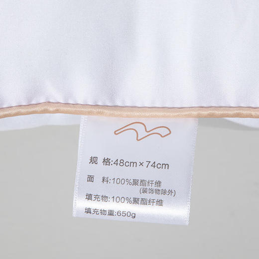 水星家纺 春眠抗菌对枕 74cm*48cmx2个 洁净舒适 抗菌防螨 商品图3